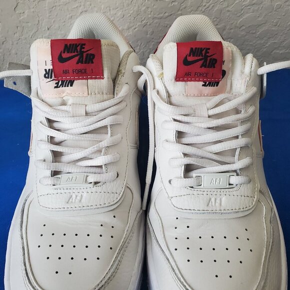 Air Force 1 Double Vision Phantom / Echo Pink / Gym Red - Picture 3 of 12